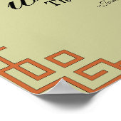 Wat mij en mijn huis betreft.. Bijbelprijsgebed Poster (Hoek)