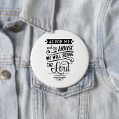 Wat mij en mijn huis Button betreft (In situ)