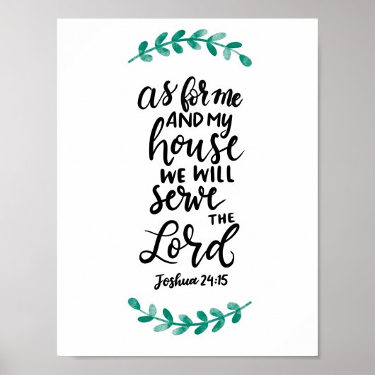 Wat mij en mijn huis Poster betreft (Voorkant)