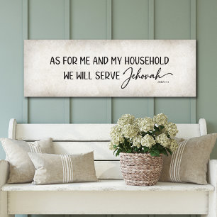 Wat mij en mijn huisgezin betreft, wij zullen Jeho Poster