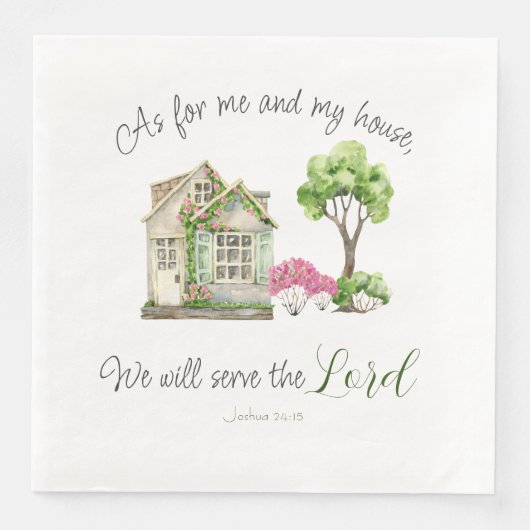 Wat mij en mijn Parlement betreft, Bijbel Verse Wa Servet (Voorkant)