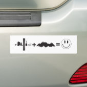 Wat mij gelukkig maakt bumpersticker (Op auto)