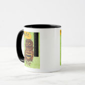 Wat mijn #Coffee tegen me zegt - Owl Mok Shot (Voorkant links)