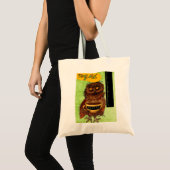 Wat mijn #Coffee tegen me zegt - Owl Mok Shot Tote Bag (Voorkant (product))