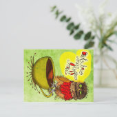 Wat mijn #Coffee tegen me zegt - OWLHAVEMYCOFFEENO Briefkaart (Staand voorkant)