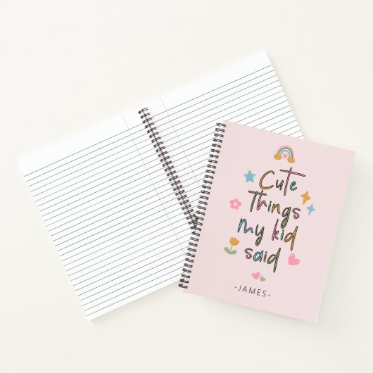 Wat mijn Kind zei Notitieboek (Binnen)