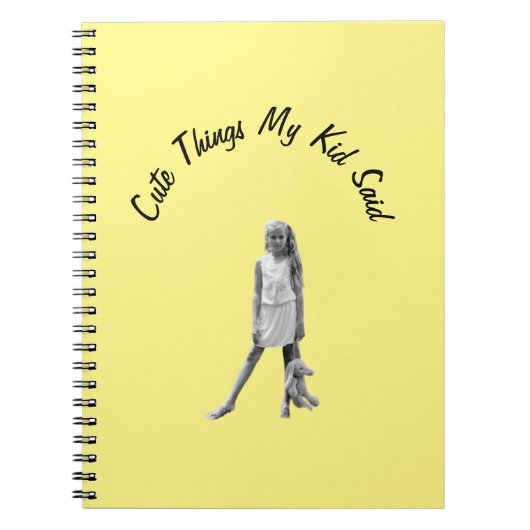 Wat mijn Kind zei Notitieboek (Voorkant)