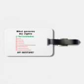 Wat mijn rechten regelt - De Grondwet Bagagelabel (Achterkant horizontaal)