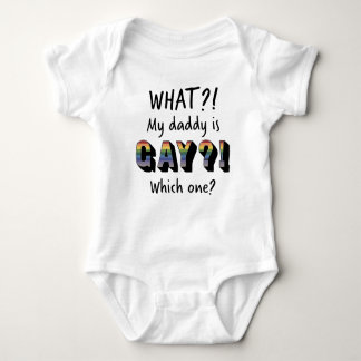 Wat mijn vader is homo welke een Baby cadeaus Romper