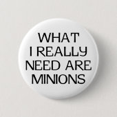 Wat minionen ronde button 5,7 cm (Voorkant)