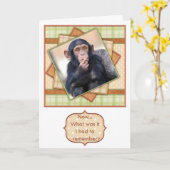 Wat moest ik onthouden? Grappige verjaardag Kaart (Gele Bloem)