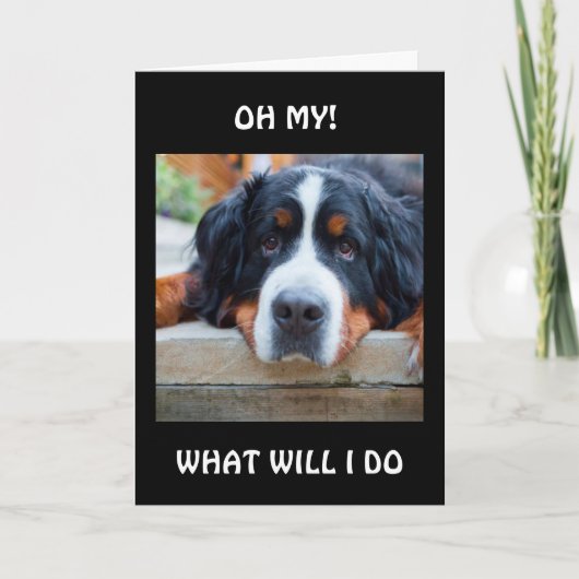 WAT MOET IK DOEN "ZONDER JOU?" KAART (Voorkant)