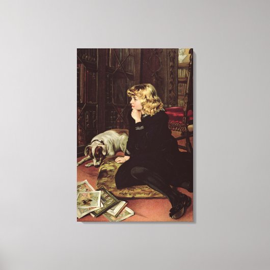 Wat moet ik lezen? canvas afdruk (Voorkant)