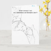 Wat moet ik zeggen over Moederdag? Kaart (Gele Bloem)