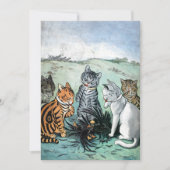 Wat moeten we doen met de veren van Louis Wain? Bedankkaart (Voorkant)