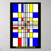 Wat Mondrian niet heeft gerealiseerd Poster (Voorkant)