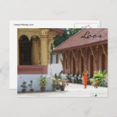 Wat monniken briefkaart (Voorkant / Achterkant)