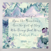 Wat mooi op de bergen poster (Voorkant)