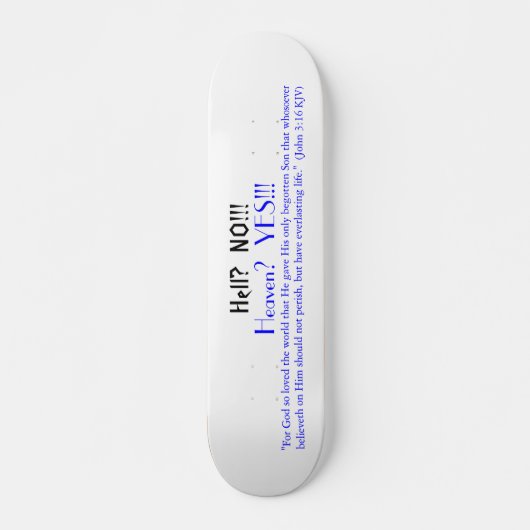 Wat? Nee! Persoonlijk Skateboard (Voorkant)