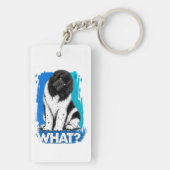 Wat Newf ( zowel voor als achter ) Sleutelhanger (achterkant)