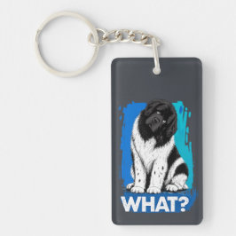 Wat Newf ( zowel voor als achter ) Sleutelhanger