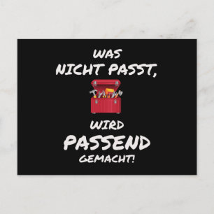 Wat niet geschikt is gemaakt om aan te passen briefkaart