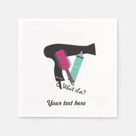 Wat nog meer? Kapsels, gereedschappen Servetten