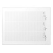 Wat? Nota's? Waarom? Fun-laptopblok Notitieblok (Voorkant)