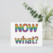 Wat nu? briefkaart (Staand voorkant)
