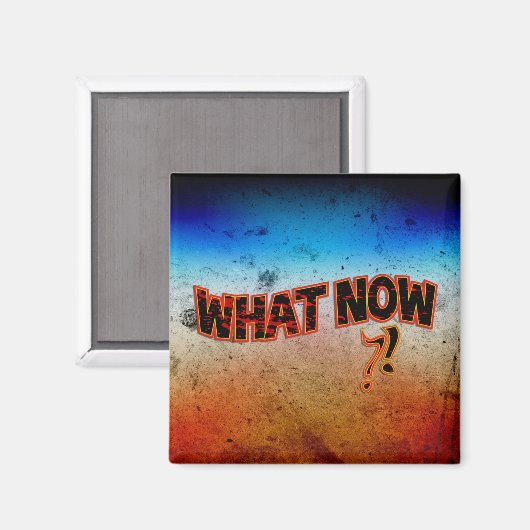 Wat nu? magneet (Voorkant / Achterkant)