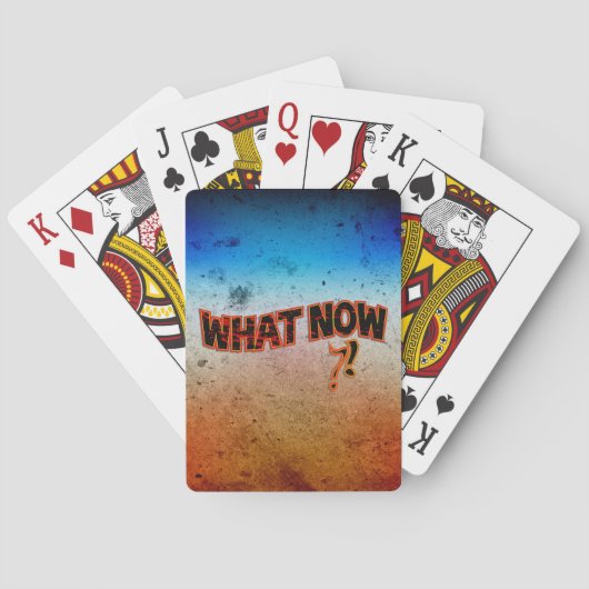 Wat nu? pokerkaarten (Achterkant)