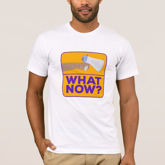 Wat nu? t-shirt (Voorkant)
