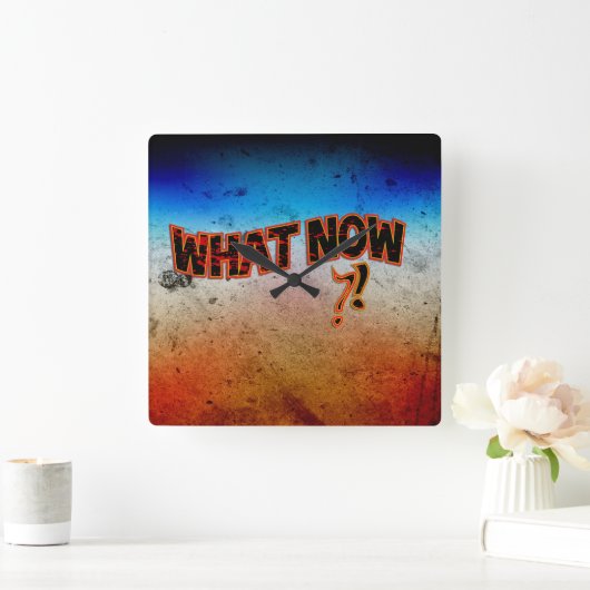 Wat nu? vierkante klok (Huis)