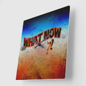 Wat nu? vierkante klok (Hoek)