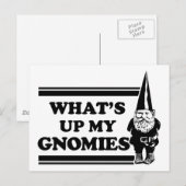 Wat omhoog Mijn Gnomies is Briefkaart (Voorkant / Achterkant)
