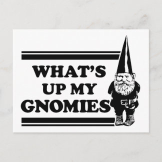 Wat omhoog Mijn Gnomies is Briefkaart