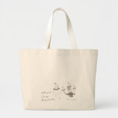 Wat onder Meerkats Grote Tote Bag (Voorkant)