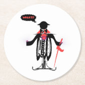 WAT? Onderzetter man papier (Voorkant)