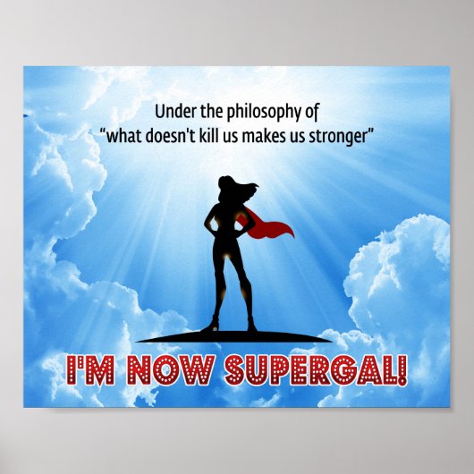 Wat ons niet doodt maakt ons sterker! poster (Voorkant)