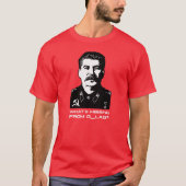 Wat ontbreekt er aan G_LAG? Joseph Stalin - Dark H T-shirt (Voorkant)