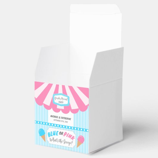 Wat onthult de Scoop Ice Cream Parlor Geslacht Bedankdoosjes (Geopend)