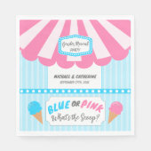 Wat onthult de Scoop Ice Cream Parlor Geslacht Servet (Voorkant)
