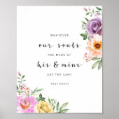 Wat onze zielen ook zijn, Emily Bronte Poster (Voorkant)