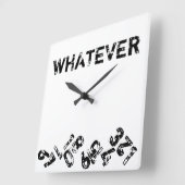 Wat ook de afvallende wandklok is (Hoek)