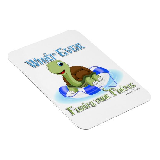 Wat ook drijft je schildpad 2 magneet (Rechterzijde)