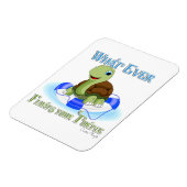 Wat ook drijft je schildpad 2 magneet (Linkerzijde)