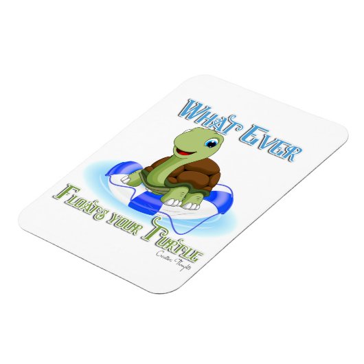 Wat ook drijft je schildpad 2 magneet (Linkerzijde)