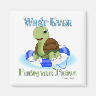 Wat ook drijft je schildpad 2 magneet