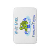 Wat ook drijft je schildpadden 3 badmat (Voorkant Verticaal)