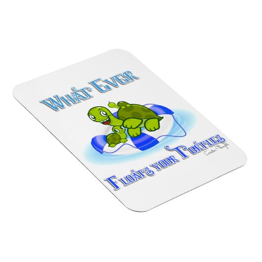 Wat ook drijft je schildpadden 3 magneet (Rechterzijde)
